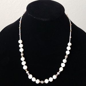 Handmade freshwater pearl necklace